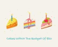 Cakes Within The Budget Of $50